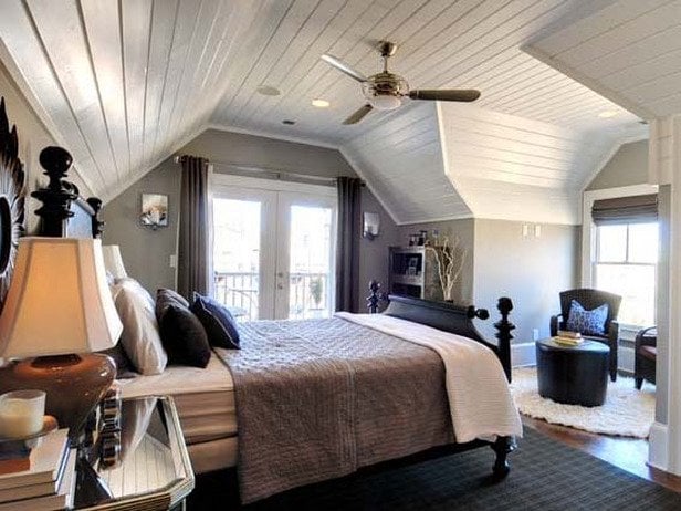 Attic Bedroom - How to Decorate Attic Bedrooms -Decorated Life