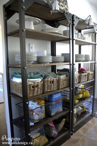 open shelving