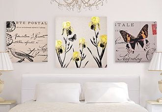 white wall decor