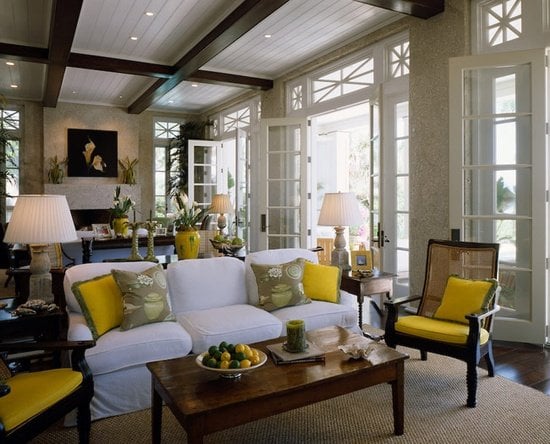 yellow french living room - pintererst
