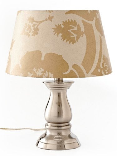 Wallpaper scraps table lamp