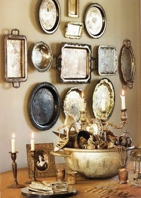  how-to-decorate-your-home-with-metal-plates - shelterness
