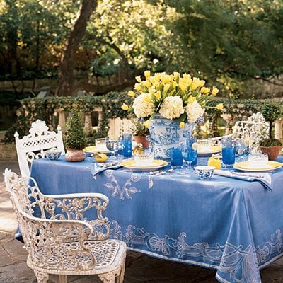 blue-yellow-table- from the enchanted home