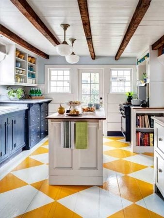 yellow and white checkerboard