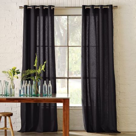 grommets for curtains from West Elm