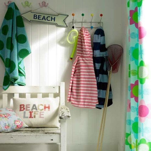 beach decor hallway