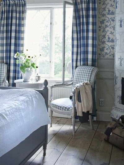 pinterest - Gingham curtains