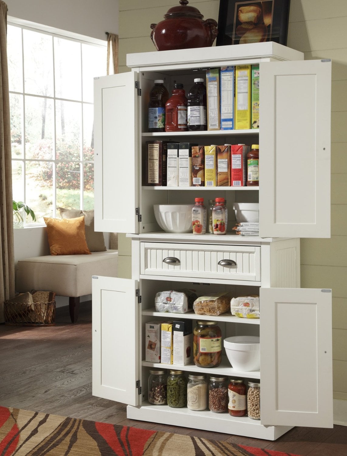 Pantry Cabinets - 7 Ways to Create Pantry and Kitchen Storage