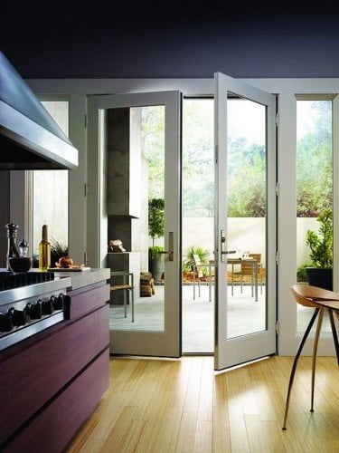 classic swinging patio doors