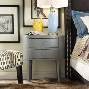 side table and lamp