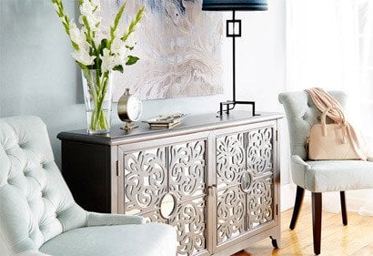 How To Paint Furniture Metallic Silver Paint Looks