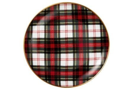 tartan plaid plates porcelain plaid plates