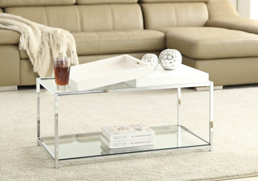 stone glass and led light table
