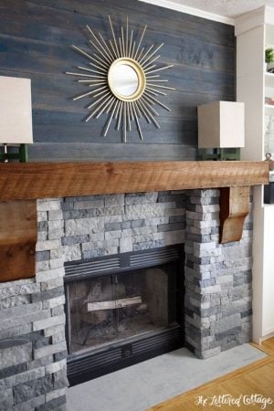 Diy Fake Fireplace Glass, Do It Yourself Fireplace Mantel Ideas