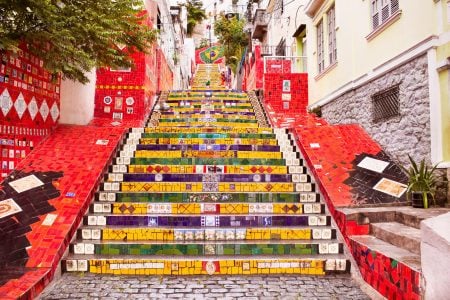 colorful staircase