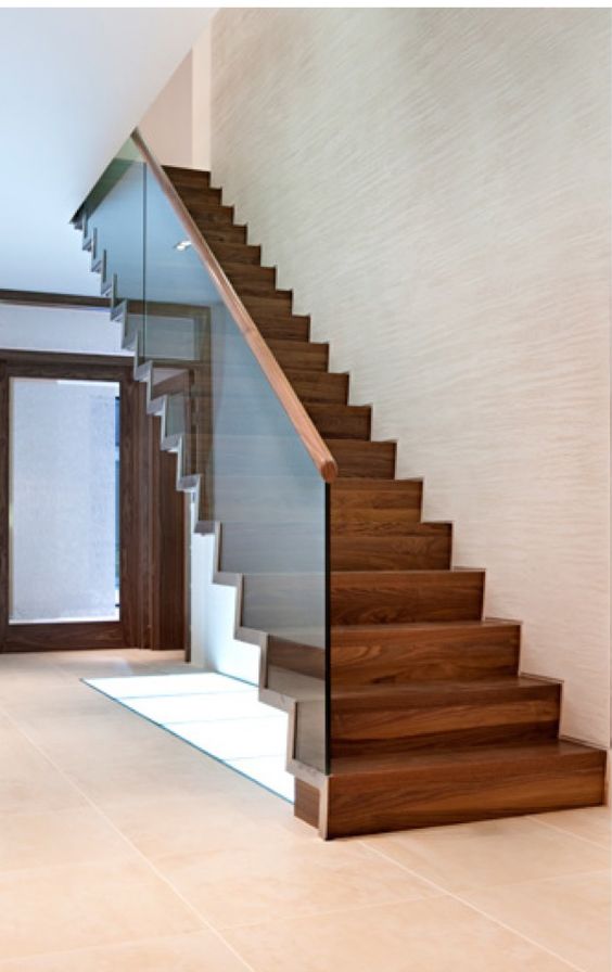 glass staircase railing