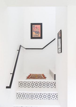 tiled stairs