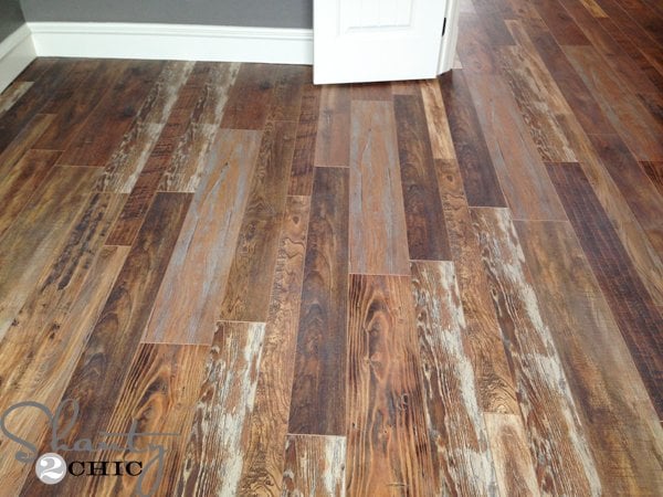 laminate reclaimed wood look