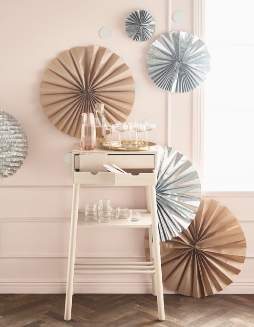 rosette festive wall decor festive wall decor