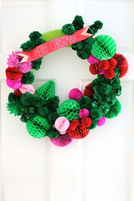 Honeycomb Wreath DIY