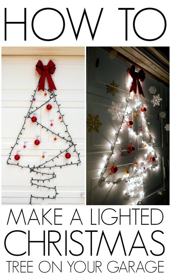 Christmas Garage Door Decorations To Make, Create And Enjoy!