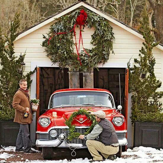 Over sized Christmas wreath