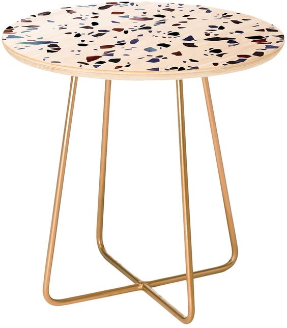 Terrazzo Texture Side Table