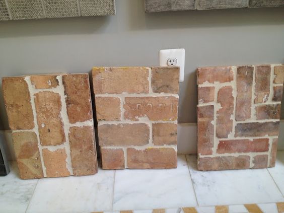 Brick look tiles
