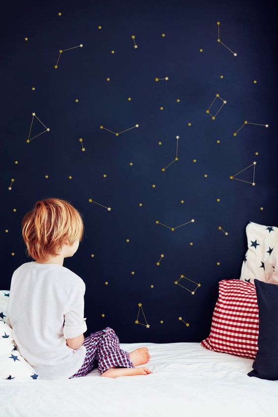 Constellation wall decal