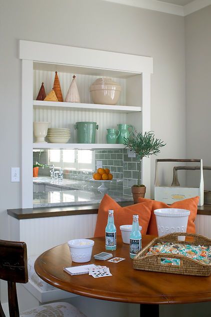 orange connects these rooms