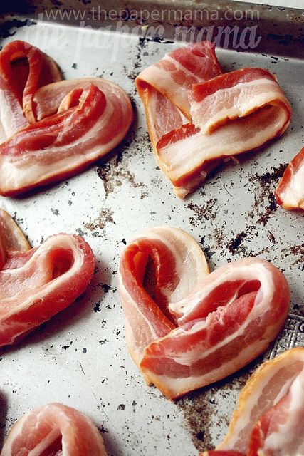 Heart Bacon Do Breakfast In Bed This Valentine