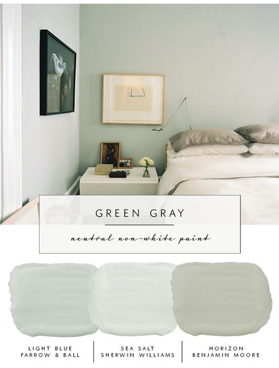 green gray bedroom color therapy
