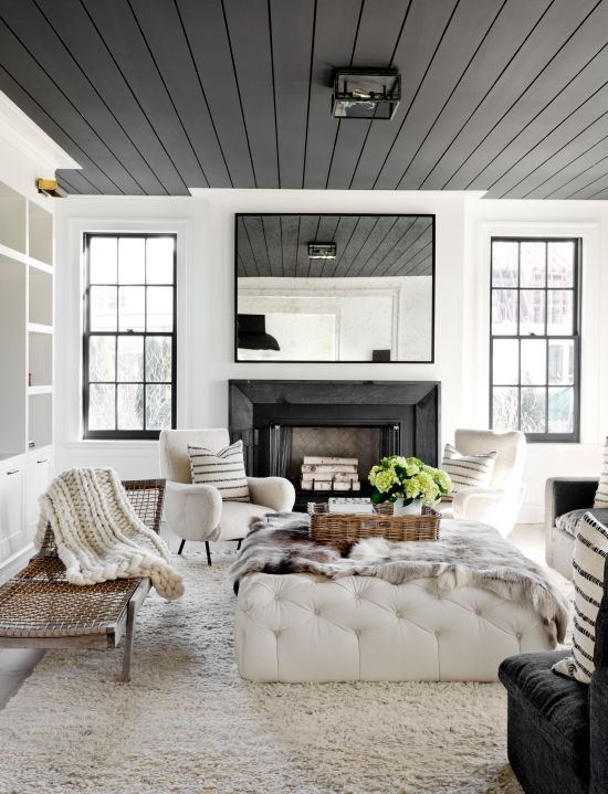 Turn an ordinary space into something extraordinary by painting a ceiling in your home in an unexpected color. Here are six ceiling paint colors that we