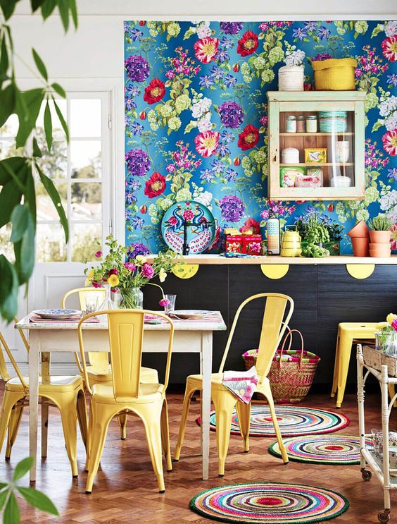 How to Use Kitchen Wallpaper to Update Your Kitchen