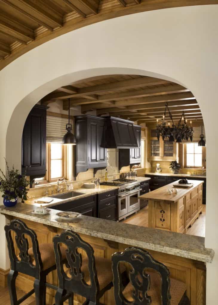 13 Beautiful Spanish Style Kitchen Ideas   1.Put In Archways Leading Into The Kitchen 730x1024 