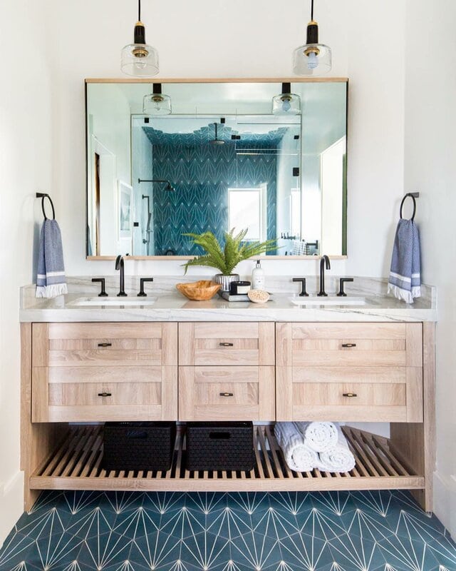 midcentury modern bathroom