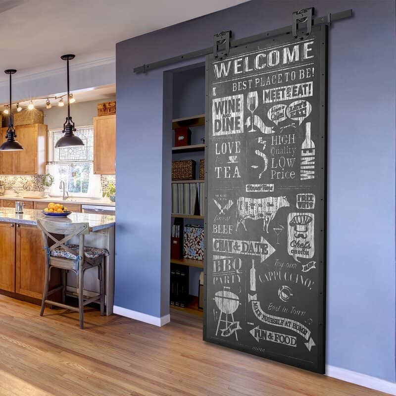 Chalkboard Finished Barn Door