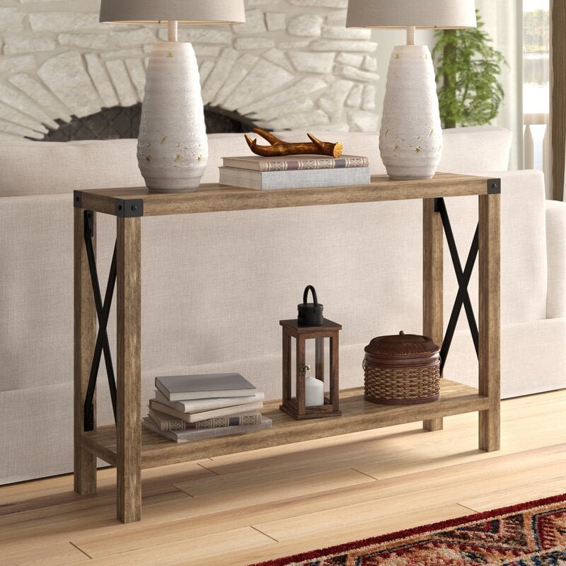 22 Gorgeous Sofa Table Ideas For Your, How Long Should A Sofa Table Be