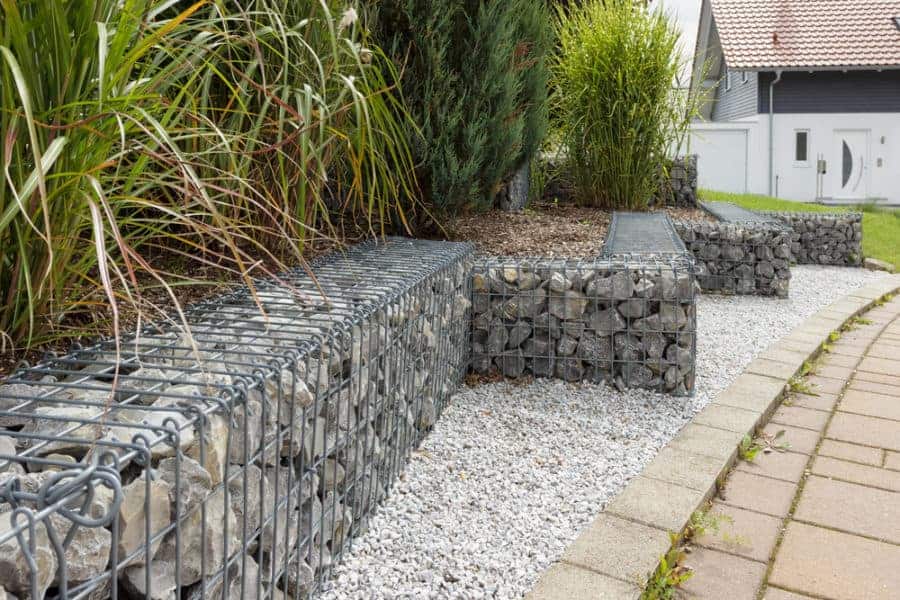 Install a Gabion Garden Border