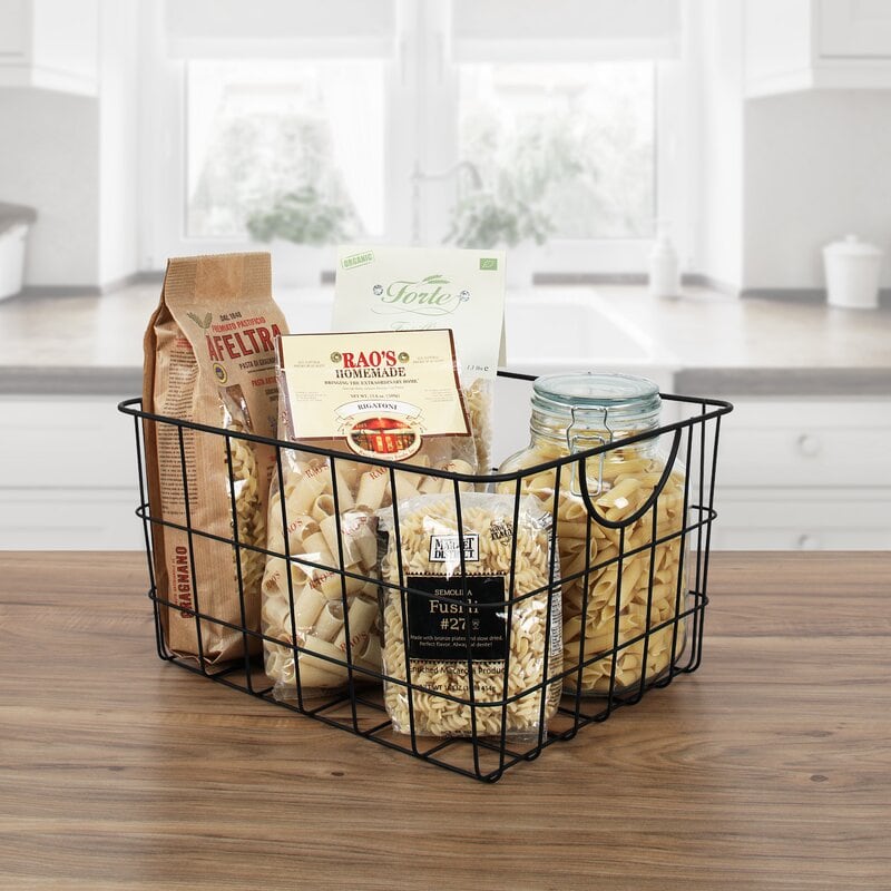 Use Large Wire Baskets For Organization