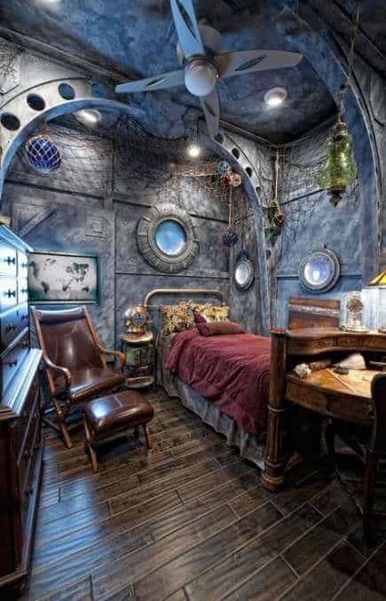 22 Awesome And Creative Steampunk Bedroom Ideas   1. A Midsummer Night’s Dream 