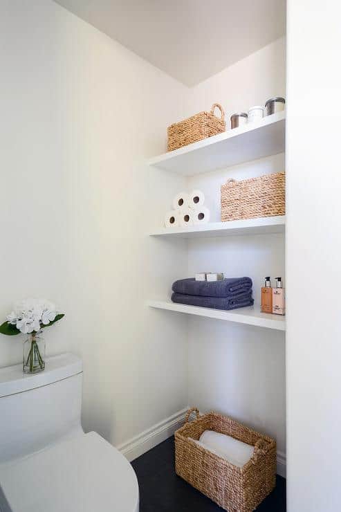 Fill Small Nooks With Floating Shelves