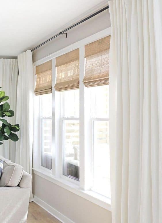 curtains for large windows pinterest