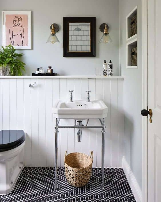 Make a Statement With Navy Floors