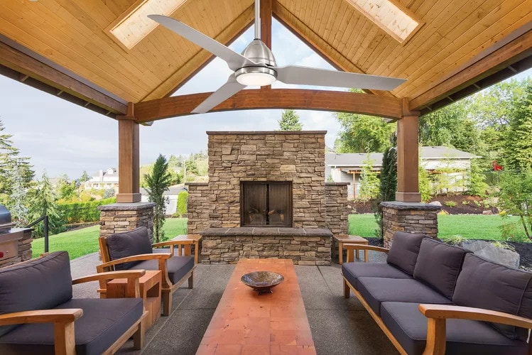 Create a Backyard Fireplace