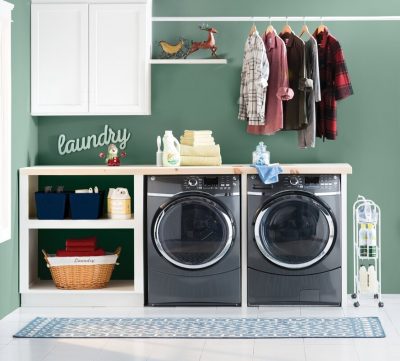 7 Create A Basement Laundry 400x361 