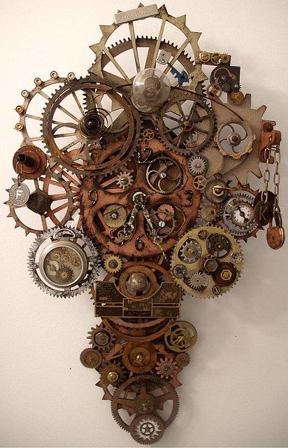 Steampunk Wall Clock