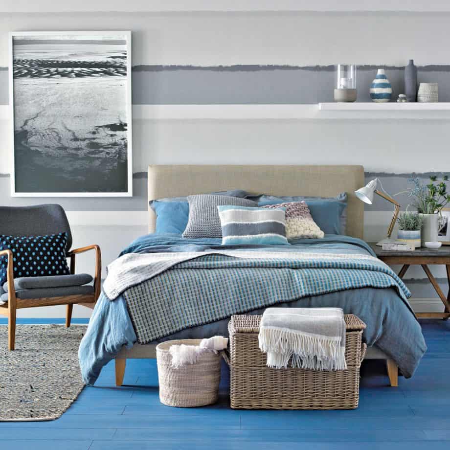 Paint the Walls in Calming Gray Stripes