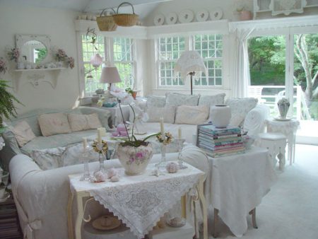 30 Tempting Shabby Chic Living Room Décor Ideas