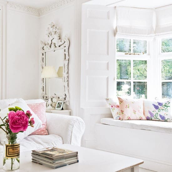 A Windows Seat in a Shabby Chic Living Room